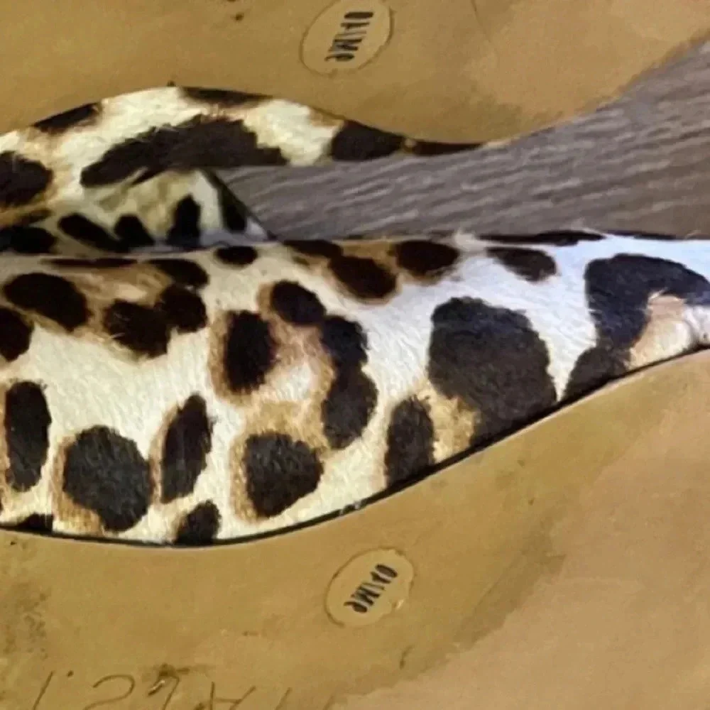1. State fur animal print slides mules trend coastal western